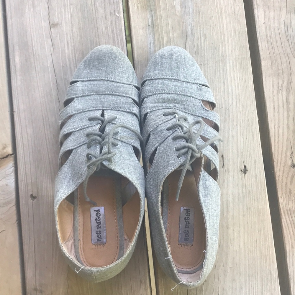 Grey shoes